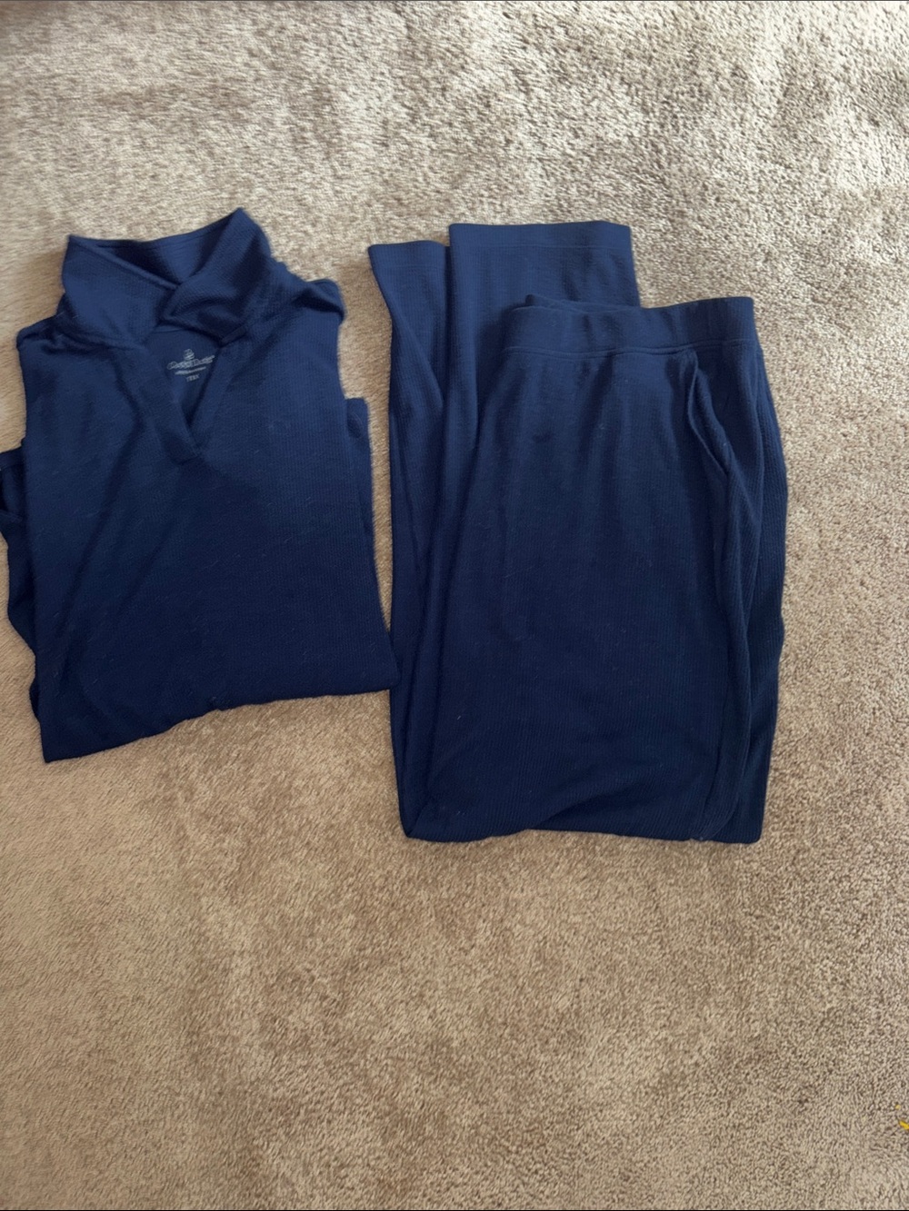 Cuddle Duds TALL Ribbed Lounge Set - 1XL